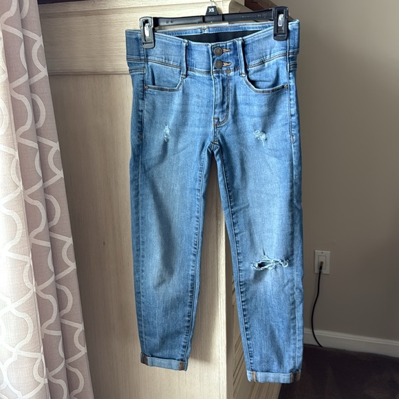 Apt 9 Petite Distressed Ankle Women's Jeans - Picture 6 of 16